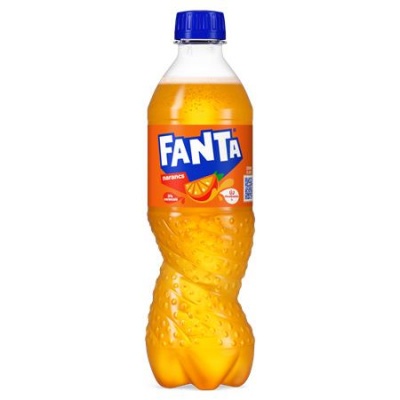 Üdítőital, szénsavas, 0,5 l, FANTA, narancs